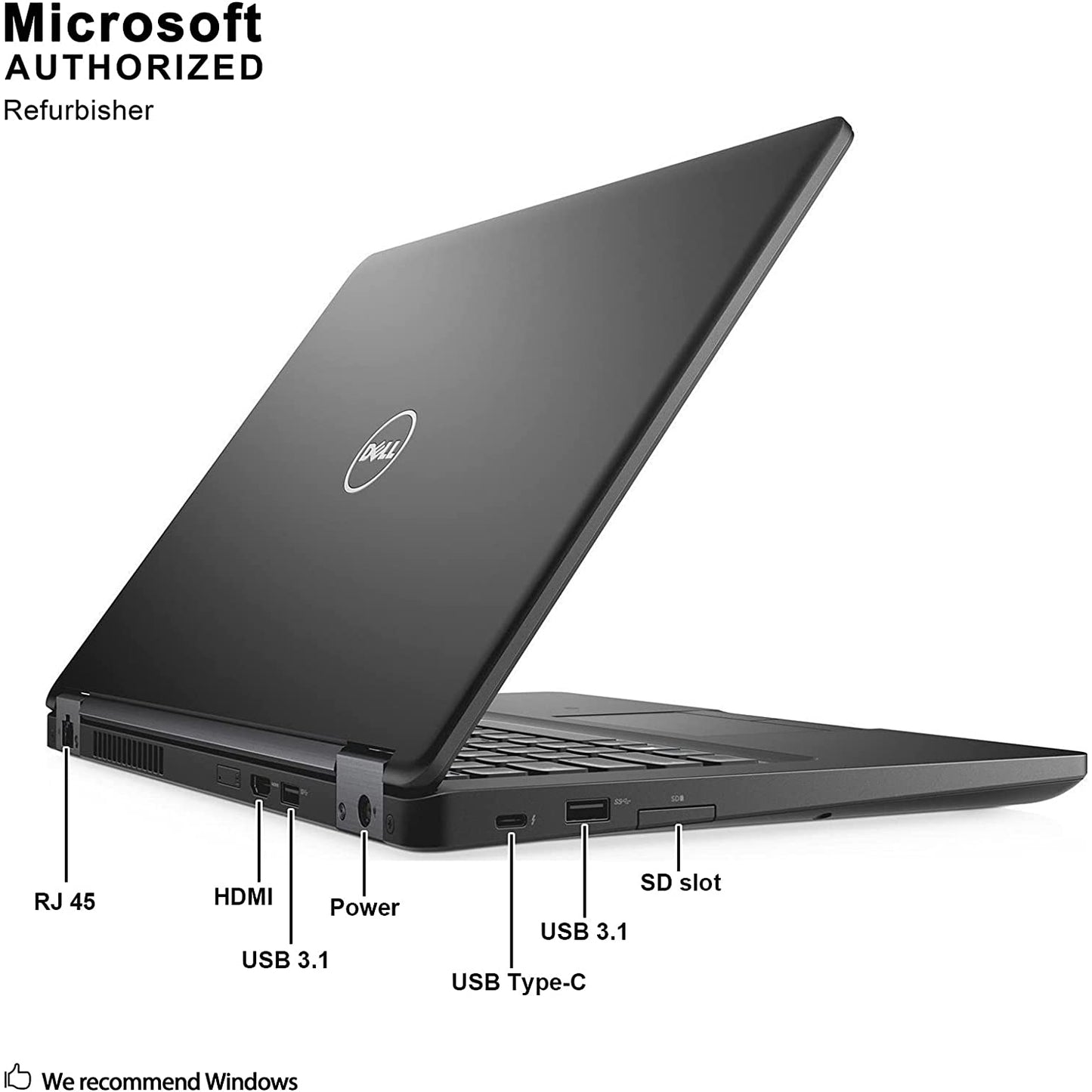 Refurbished (Excellent) - Dell Latitude 5480 14” Business Laptop: i5-6440HQ 2.60GHz Quad-Core, 16GB DDR4, 512GB SSD, 14” Display, Webcam, HDMI, Windows 11 Pro - Image 6