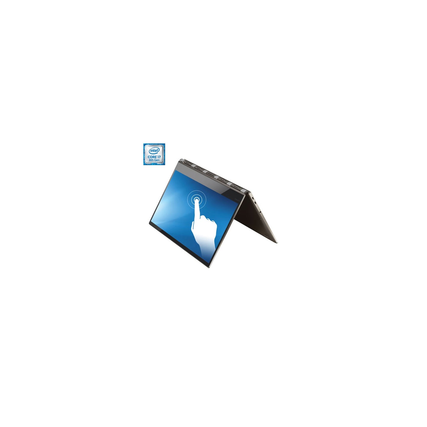 Refurbished (Excellent) Lenovo Yoga 920-13IKB 2-in-1 Laptop | 13.9" Touch FHD | Core i7-8550U - 512GB SSD - 8GB RAM | 4 cores @ 4 GHz , Backlit keyboard , Win 11 Home Silver - Image 1