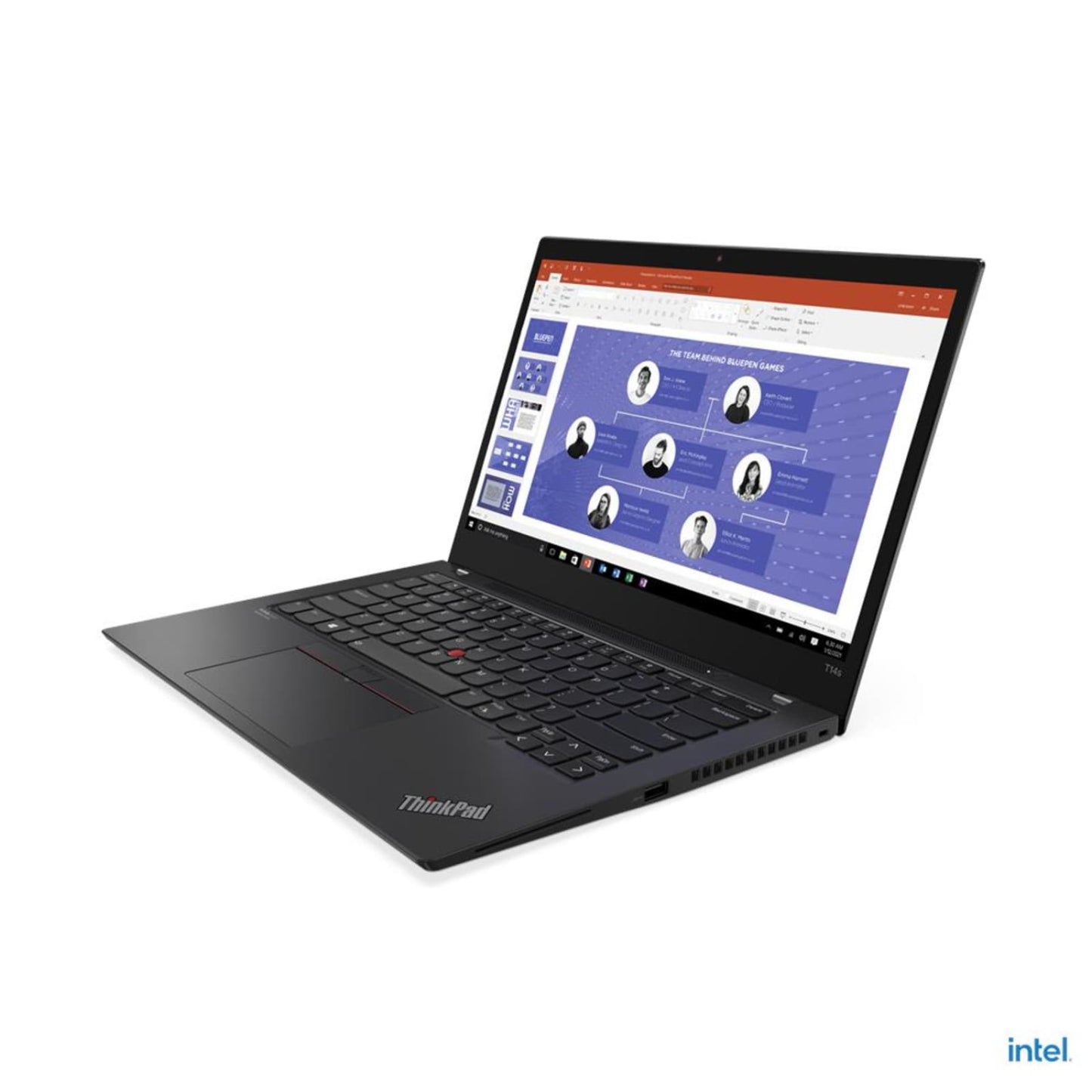 Refurbished (Excellent) Lenovo ThinkPad T14s Gen 2 Intel Laptop | 14" FHD Touch Backlit keyboard | Core i7-1185G7 - 1TB SSD - 32GB RAM | 4 cores @ 4.8 GHz Win 11 Pro Black - Image 5
