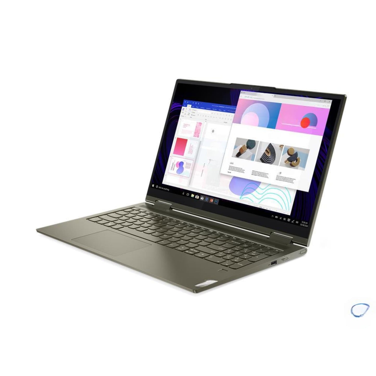 Refurbished (Excellent) Lenovo Yoga 7 15ITL5 2-in-1 Laptop |Touch 15.6" 1920x1080 FHD | Core i5 - 1135G7 - 512GB SSD Hard Drive - 8GB RAM | 4 cores @ 4.2 GHz Win 11 Pro Grey - Image 1