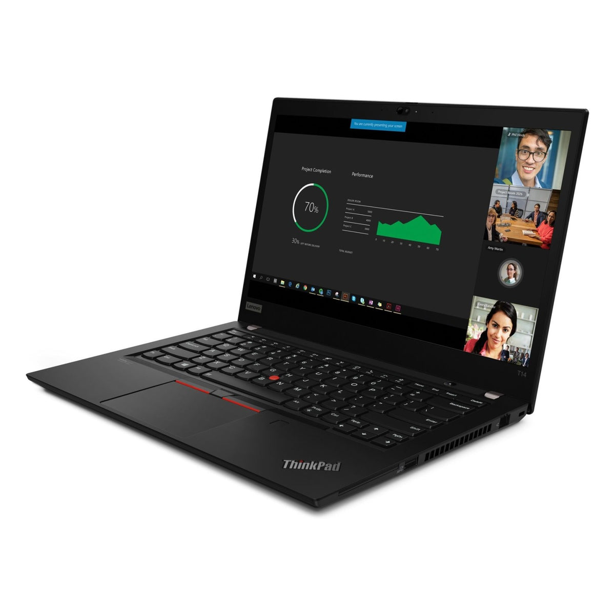 Refurbished (Excellent) Lenovo ThinkPad T14 Gen 2 Intel Laptop | 14" FHD Backlit Keyboard | Core i5-1135G7 - 256GB SSD - 16GB RAM | 4 cores @ 4.2GHz Win 11 Pro Black - Image 5