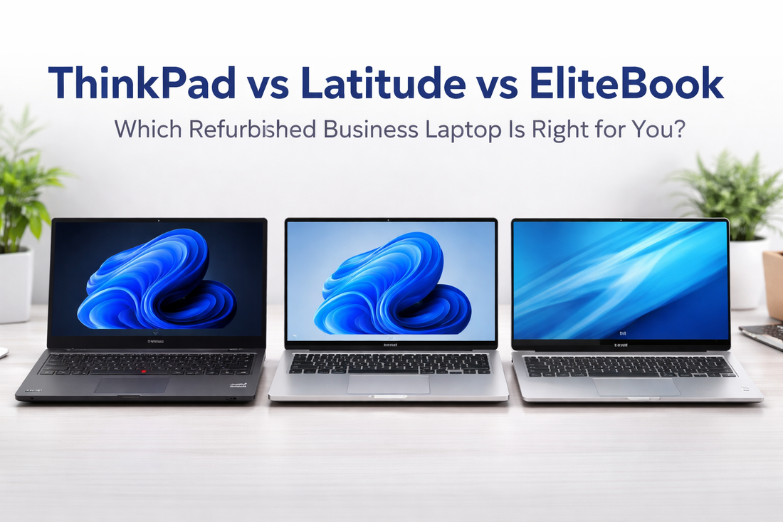 Lenovo ThinkPad vs Dell Latitude vs HP EliteBook: Which Refurbished Business Laptop Is Right for You?
