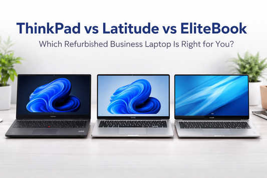 Lenovo ThinkPad vs Dell Latitude vs HP EliteBook: Which Refurbished Business Laptop Is Right for You?