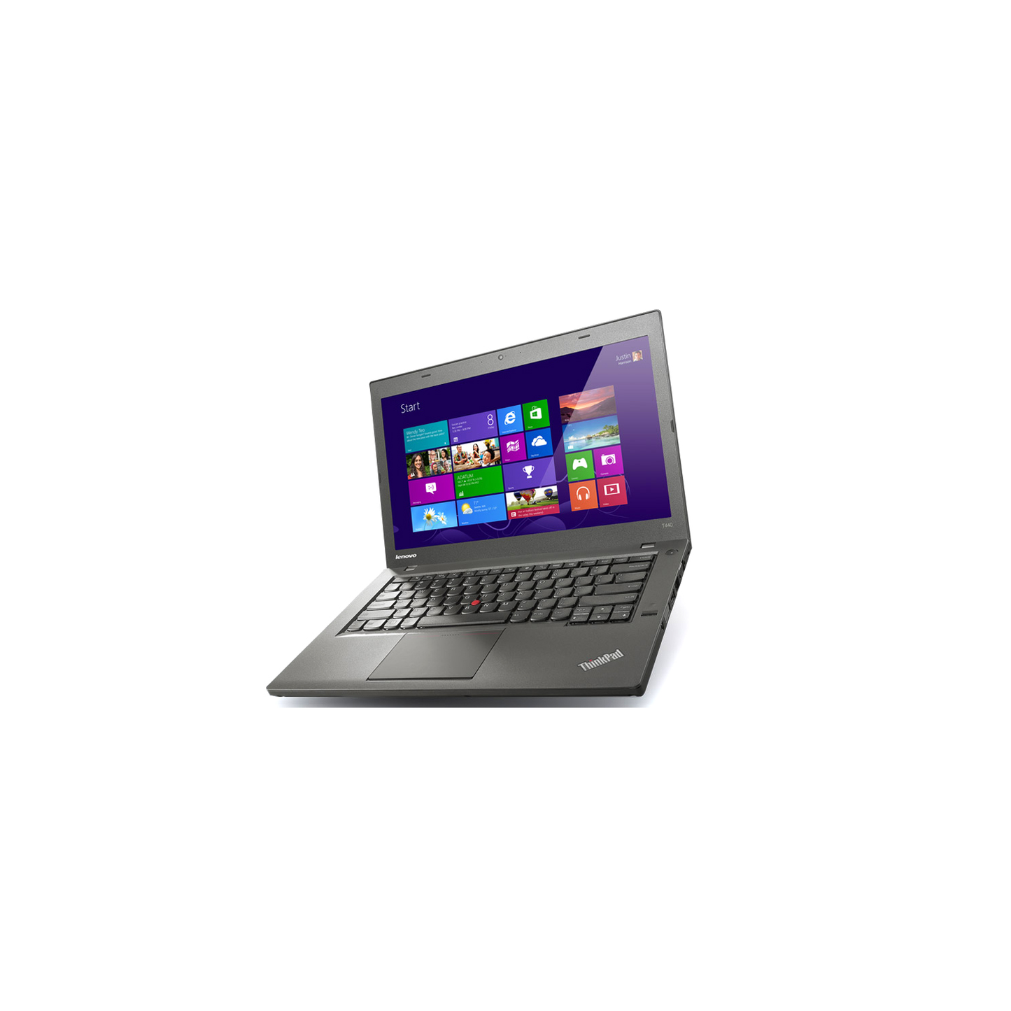 Refurbished (Excellent) - Lenovo ThinkPad T440 i5-4300U, 8GB RAM, 256GB SSD,Windows 11, Black - Image 1