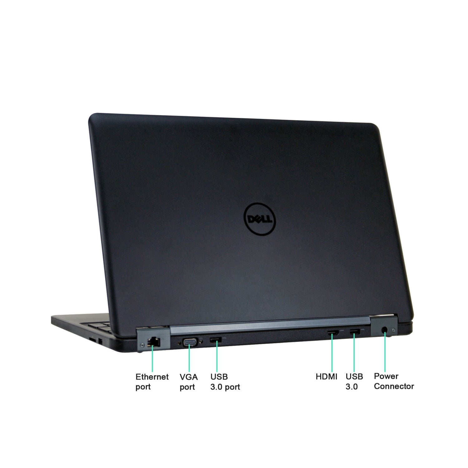 Refurbished (Good) - Dell Latitude E5550 -15.6" FHD | Intel Core i5-5300 , 5th Gen | 16GB RAM | 512GB SSD | Backlit keyboard , Windows 11, Black - Image 2