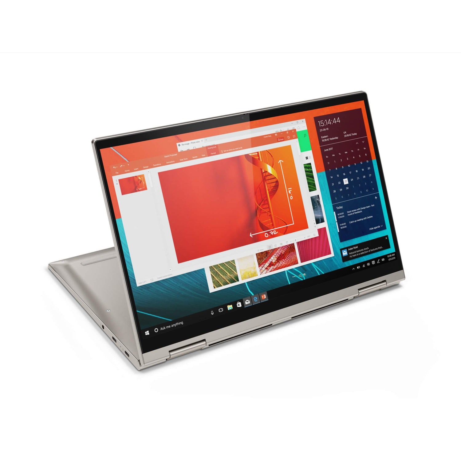 Refurbished(Excellent)  Lenovo Yoga C740 14IML 2-in-1 Laptop | 14" 1920x1080 FHD | Core i5-10210U - 256GB SSD  - 8GB RAM | 4 cores @ 4.2 GHz , Backlit keyboard , Win 11 Home Silver - Image 4