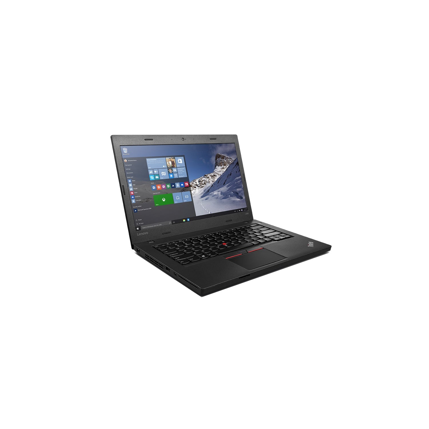 Refurbished (Good) - Lenovo ThinkPad E460 14" Laptop - Intel i3-6100U - 2.3GHz , 8GB RAM - 256GB SSD - WiFi - Win 11 Black  - Image 2