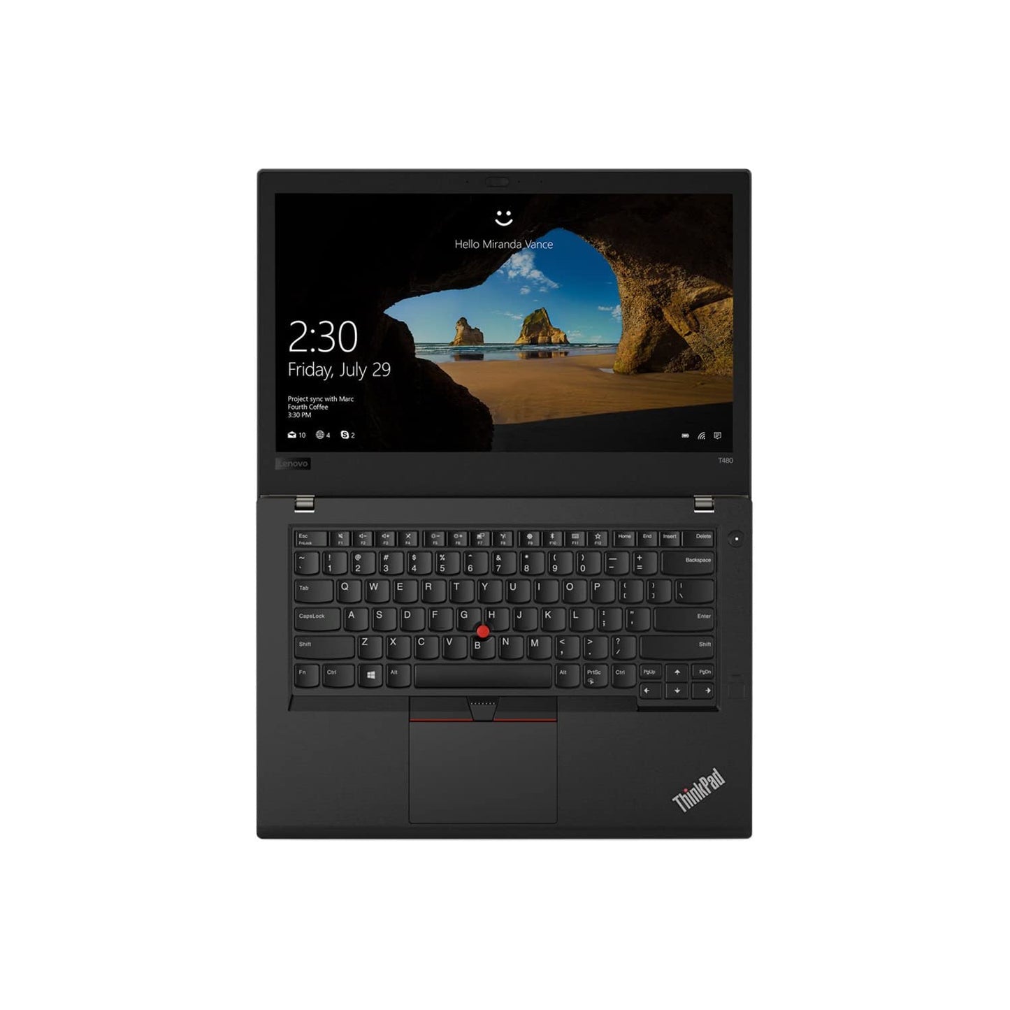 Refurbished (Excellent) - Lenovo ThinkPad T480s | Intel Quad core i7-8650U, 16GB,  512GB NVMe SSD, 14" FHD 1920 x 1080 , Touch , Win 11Pro - Image 4