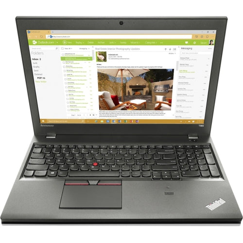 Refurbished (Excellent) - Lenovo Thinkpad T560 15" Laptop, Core i7-6600U, 8 GB RAM, 256 GB SSD, Win 11 Pro - Image 1