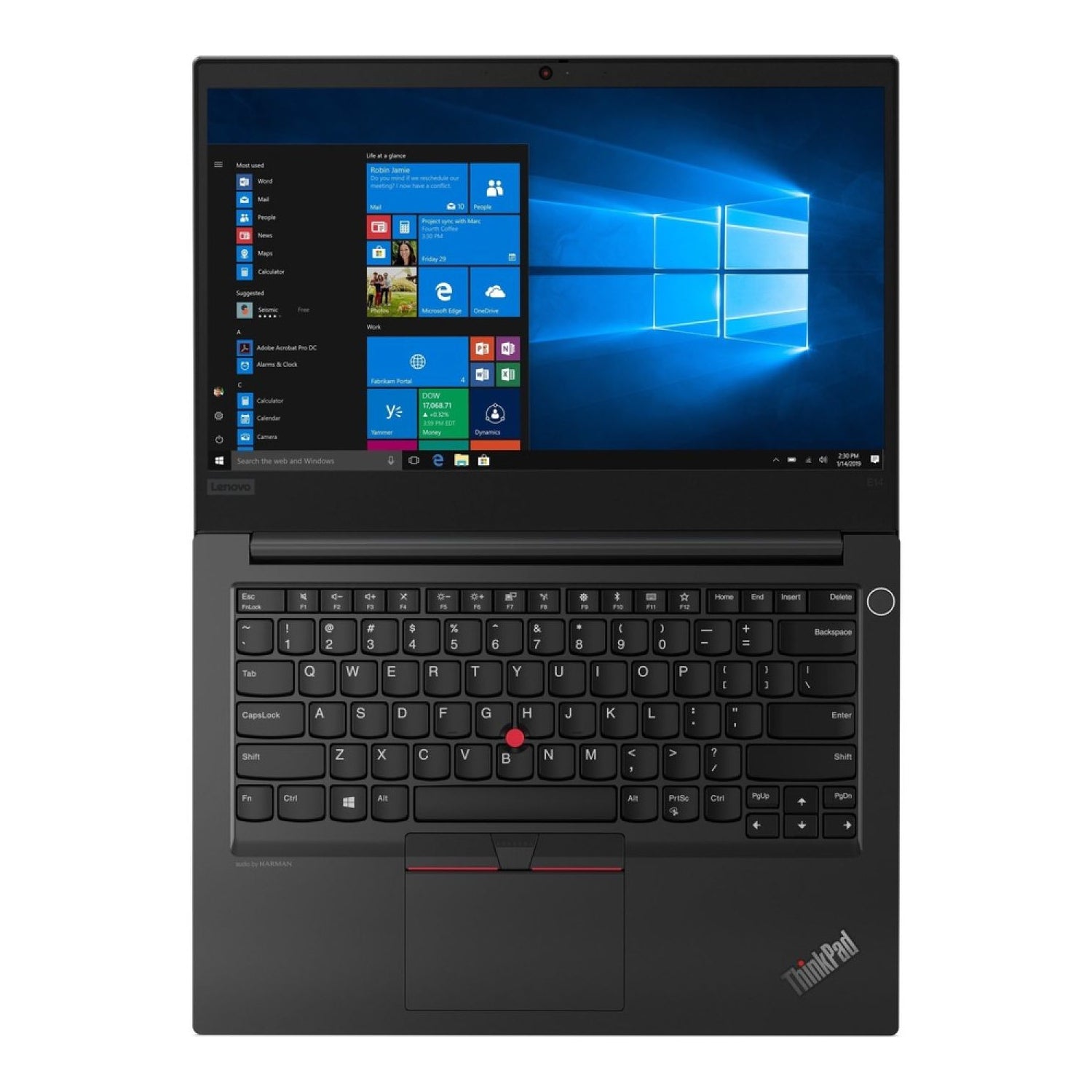 Refurbished (Good)  Lenovo ThinkPad E14 Gen 2 Intel Laptop | 14" 1920x1080 FHD | Core i5-1135G7 - 512 SSD  - 8GB RAM | 4 cores @ 4.2 GHz Backlit Keyboard  Win 11 Pro Black - Image 3