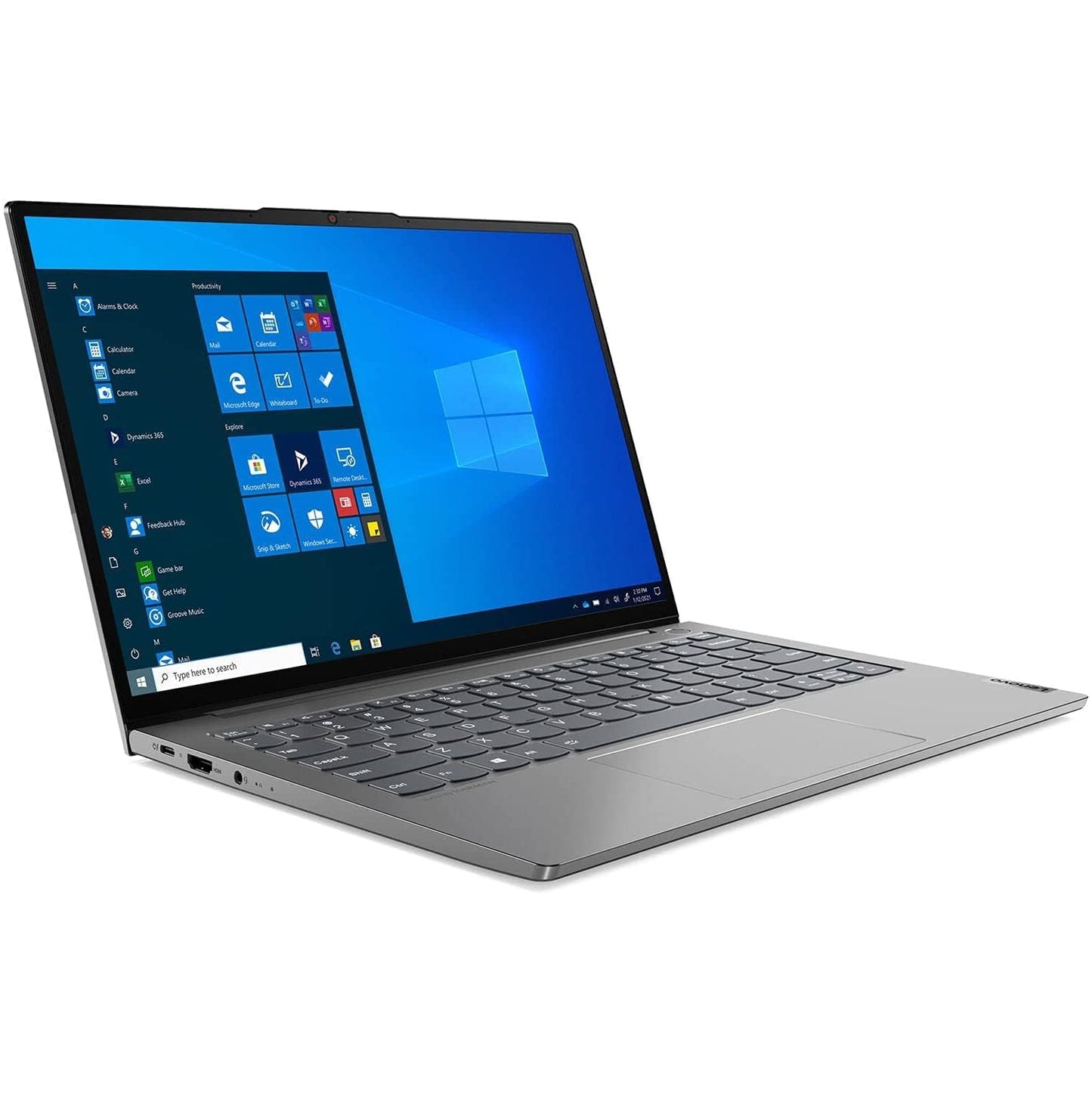Refurbished (Excellent)  Lenovo ThinkBook 13s G2 ITL Laptop | 13.3" QHD+ | Core i5-1135G7 - 256GB SSD Hard Drive - 8GB RAM | 4 cores @ 4.2GHz , Backlit Keyboard , Win 11 Pro Silver - Image 2