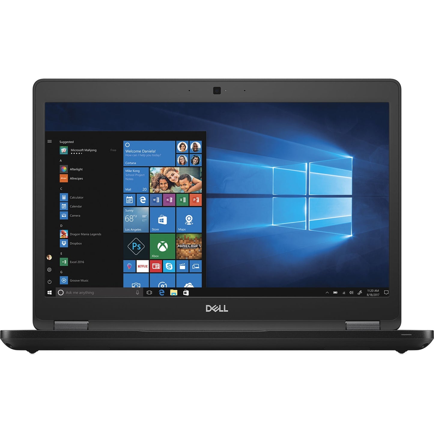 Refurbished (Excellent) - Dell Latitude 5490 14" FHD Laptop - Backlit Keyboard - Black (Intel i5-8350U / 16 GB RAM / 512 GB SSD / Windows 11 Pro) - Image 1