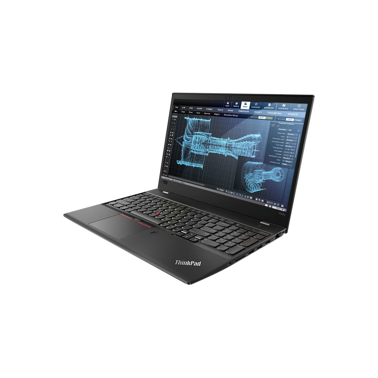 Refurbished (Excellent), Lenovo ThinkPad P52s, 15.6" UHD(4K) , Backlit keyboard - Fast Intel i7-8650U, 16GB RAM, Nvidia Quadro P500 GPU, 256GB SSD, Workstation Win 11 Black - Image 2