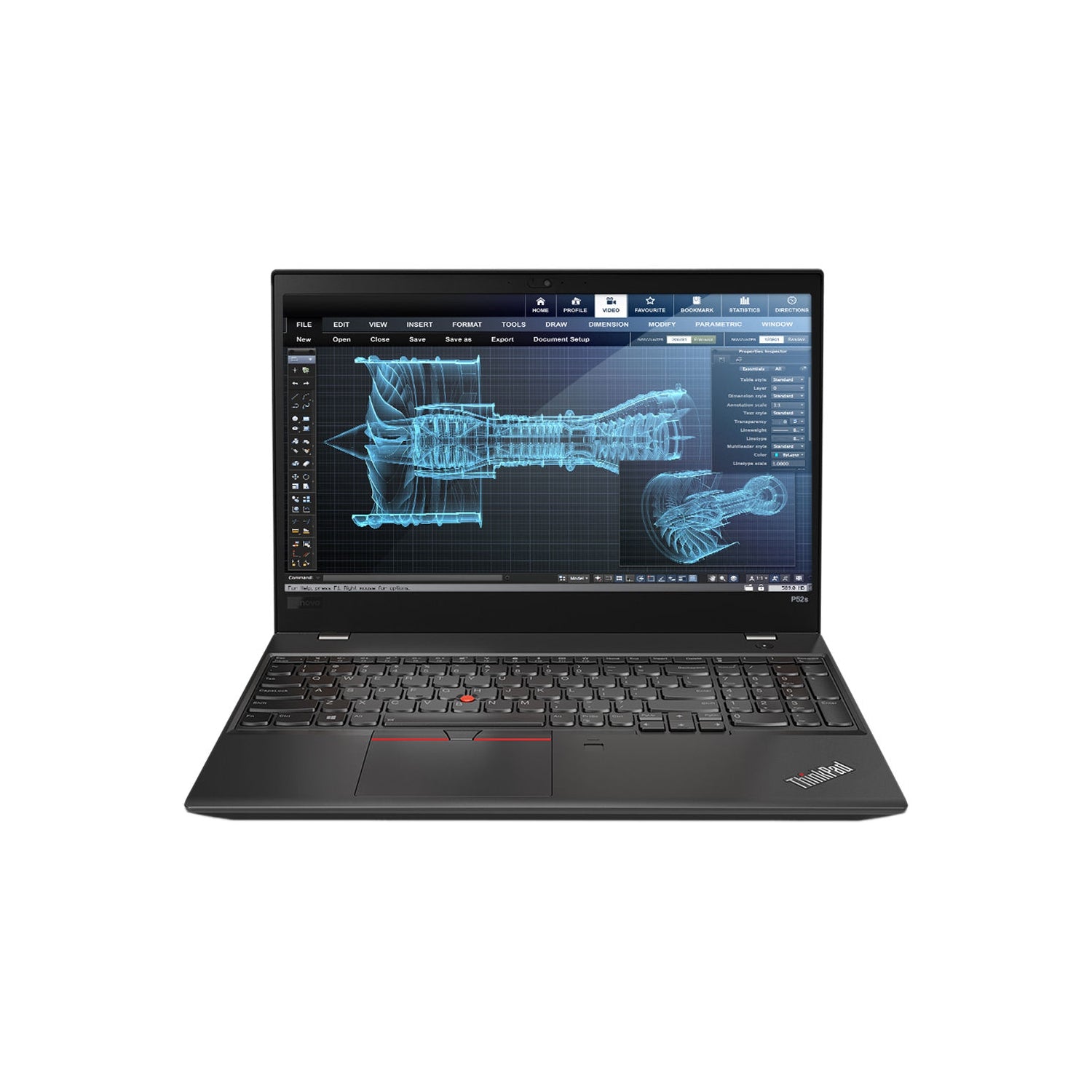Refurbished (Excellent), Lenovo ThinkPad P52s, 15.6" UHD(4K) , Backlit keyboard - Fast Intel i7-8650U, 16GB RAM, Nvidia Quadro P500 GPU, 256GB SSD, Workstation Win 11 Black - Image 3
