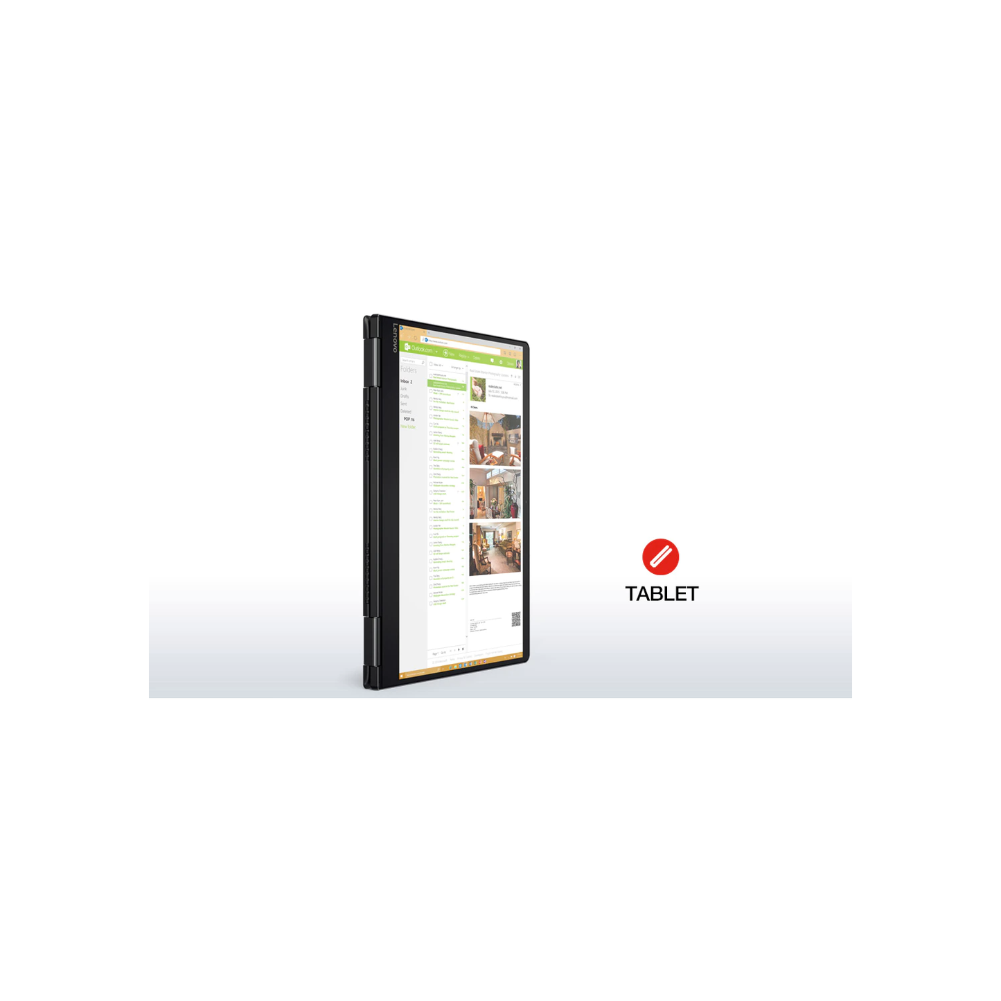 Refurbished (Excellent) - Lenovo Yoga 710-15ISK, 15.6" FHD 1920 x 1080  Laptop, i7-6500U , Backlit Keyboard , 16GB RAM, 256GB SSD, NVIDIA GeForce 940MX , Windows 11 , Grey - Image 4