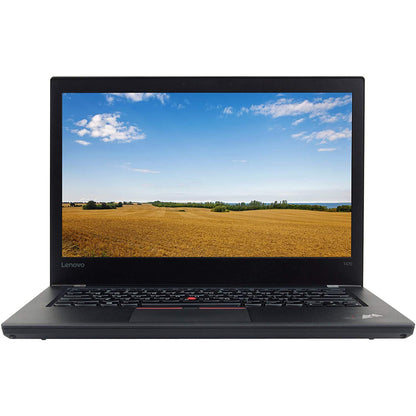 Refurbished (Excellent) - Lenovo Thinkpad T470 14" FHD Laptop, Core i5-7300U, 8 GB RAM, 256 GB SSD, Windows 11 Professional , Black  - Image 1
