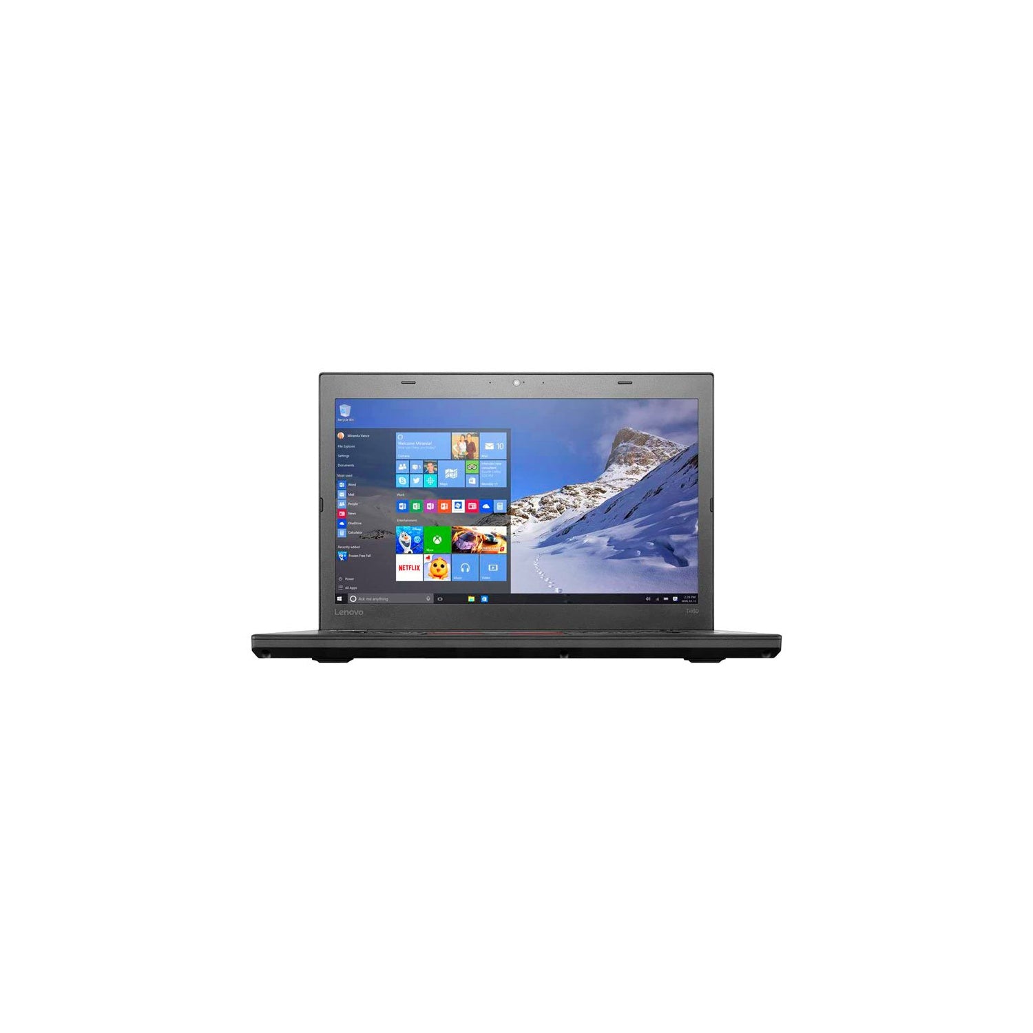 Refurbished (Excellent) - Lenovo ThinkPad T460 / Core i5-6200U / 2.30 GHz / 8 GB / 256 GB SSD / Windows 11 Professional
  - Image 1