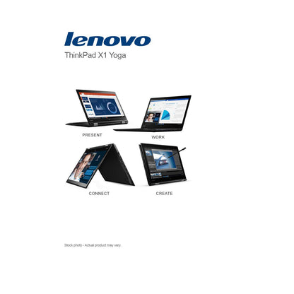 Refurbished (Excellent) Lenovo ThinkPad X1 Yoga Core i7-6600U, 16GB, 256GB M.2 NVME, 14″ 2560 x 1440 QHD(2K)  Touch, WIN 11 Pro Black - Image 3