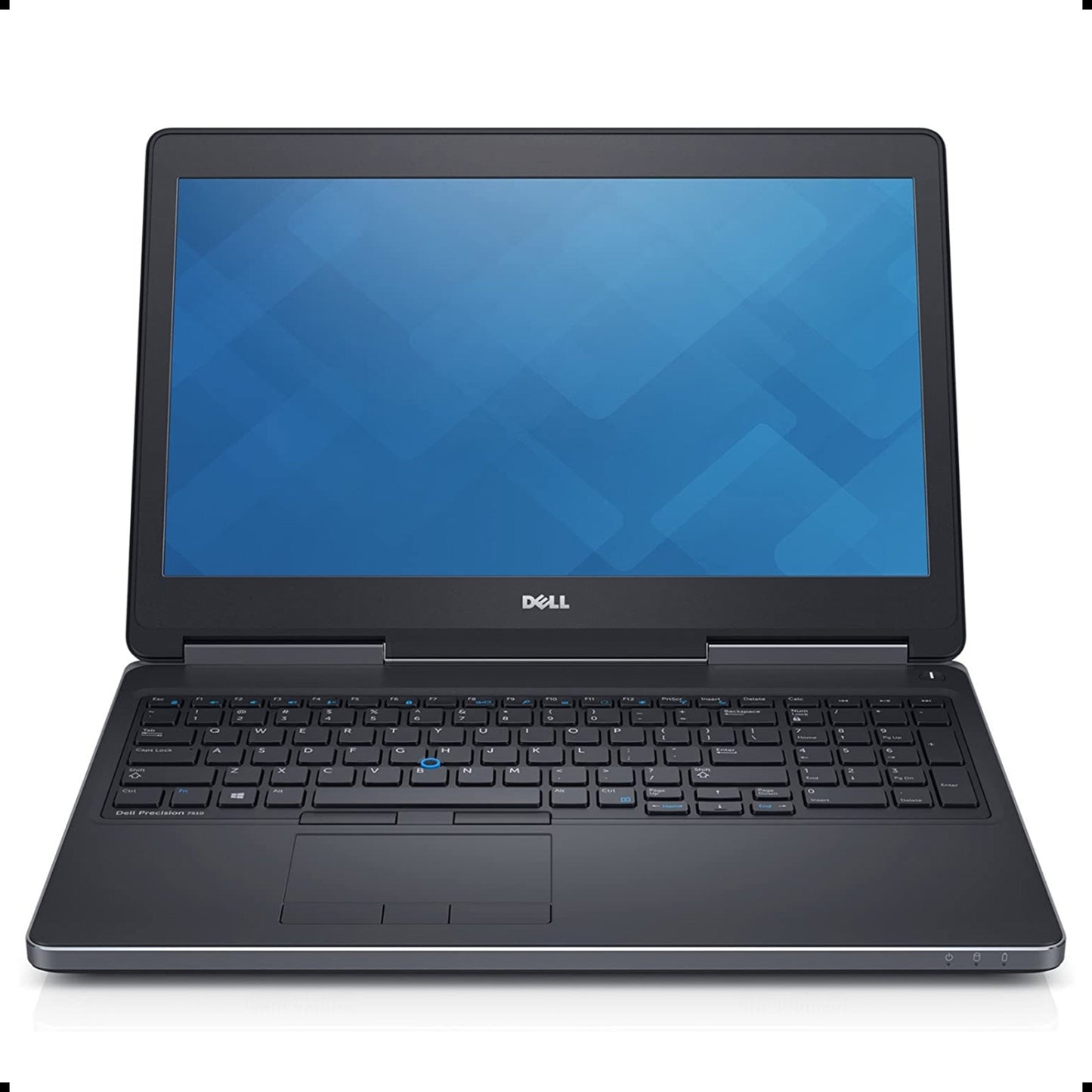 Refurbished (Good) -Dell Precision 7510 15.6" FHD Business Laptop, Intel Core i7-6920HQ  3.8GHZ, Backlit keyboard , 16GB RAM , 512GB SSD , NVIDIA Quadro M1000M , Win 11 Pro Black - Image 1