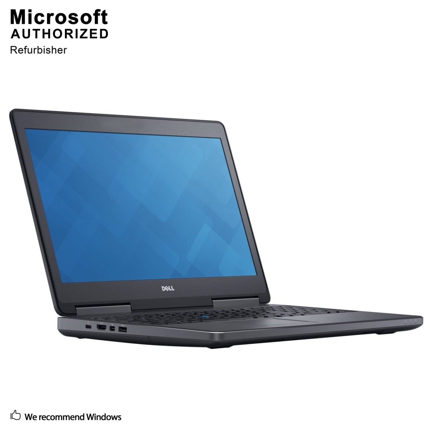 Refurbished (Good) -Dell Precision 7510 15.6" FHD Business Laptop, Intel Core i7-6920HQ  3.8GHZ, Backlit keyboard , 16GB RAM , 512GB SSD , NVIDIA Quadro M1000M , Win 11 Pro Black - Image 2