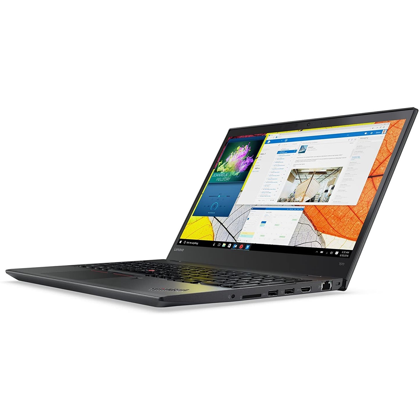 Refurbished(Excellent) - Lenovo Thinkpad - T570 Laptop - i7-6600U - 256GB SSD -  16GB RAM - 15.5" FHD - Backlit Keyboard - Windows 11 Professional Black - Image 2