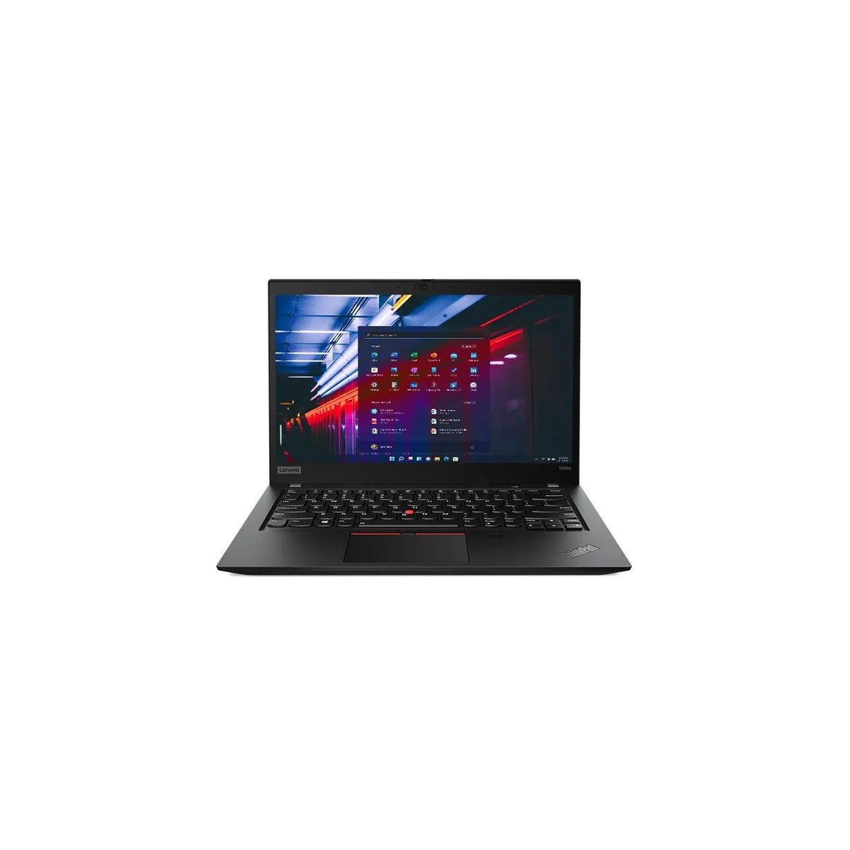 Refurbished (Excellent) - Lenovo ThinkPad T490s 4 core @4.10GHz - 14" FHD Laptop - Backlit Keyboard  - Black (Intel i5-8365U / 16GB RAM / 512 GB SSD / Windows 11 Pro) - Image 1