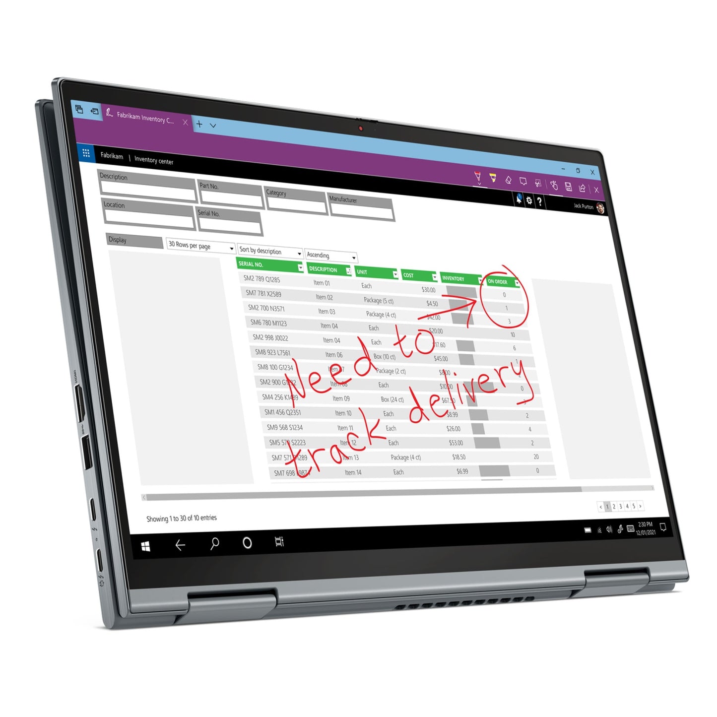 Refurbished(Excellent) Lenovo ThinkPad X1 Yoga Gen 6 - 2-in-1 Touch | FHD+ Laptop | Backlit Keyboard  | Core I7-1185G7@3.00GHz , 16GB RAM , 512GB SSD , Windows 11 Pro,  Grey - Image 2