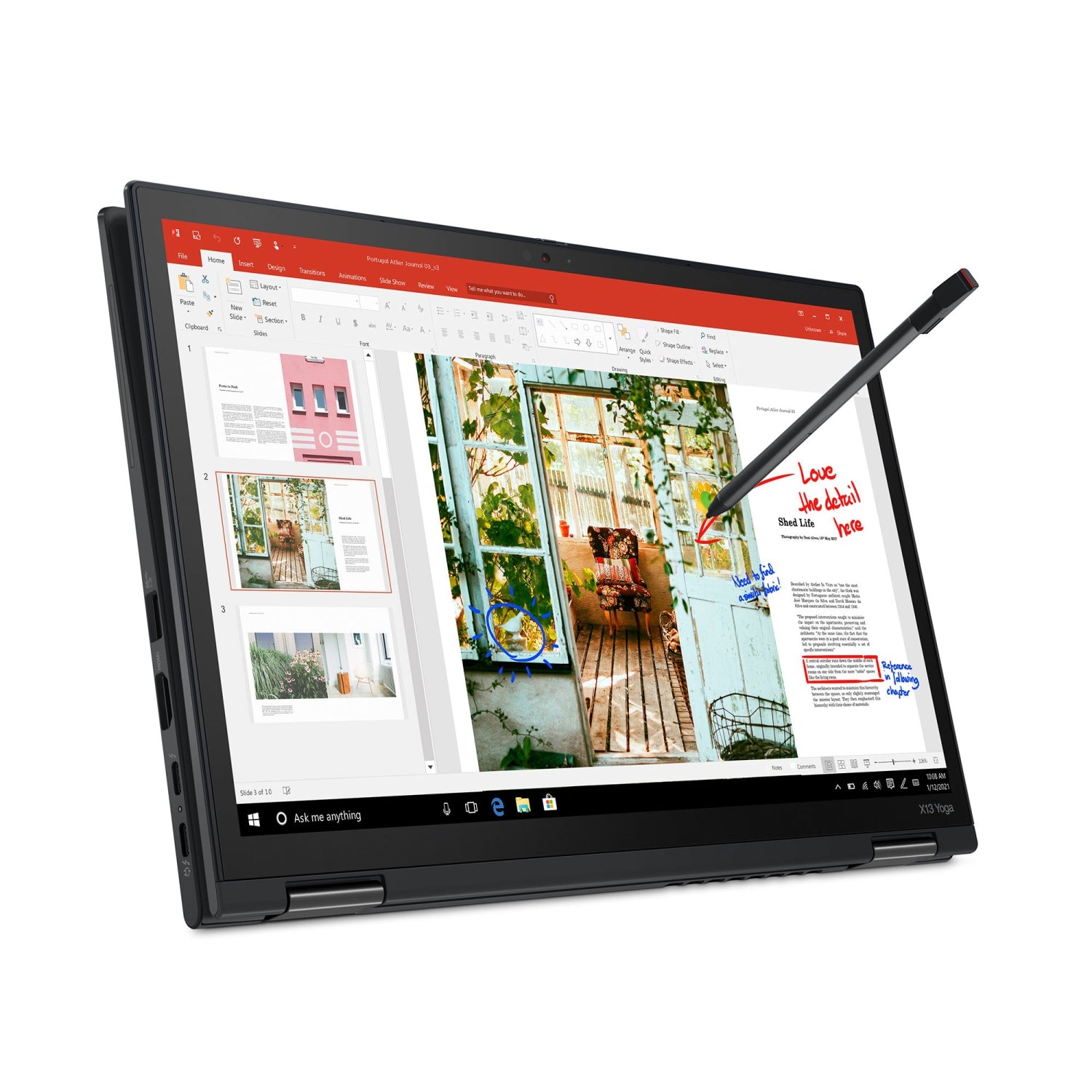 Refurbished(Excellent) - Lenovo ThinkPad X13 Yoga Gen 2 - 13.3" 2 in 1 Touchscreen laptop - Intel Core i5-1135G7 256GB SSD 16GB RAM Win 11 Pro - Image 4