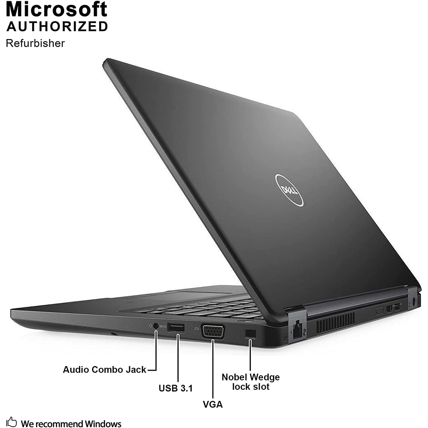 Refurbished (Excellent) - Dell Latitude 5480 14” Business Laptop: i5-6440HQ 2.60GHz Quad-Core, 16GB DDR4, 512GB SSD, 14” Display, Webcam, HDMI, Windows 11 Pro - Image 5
