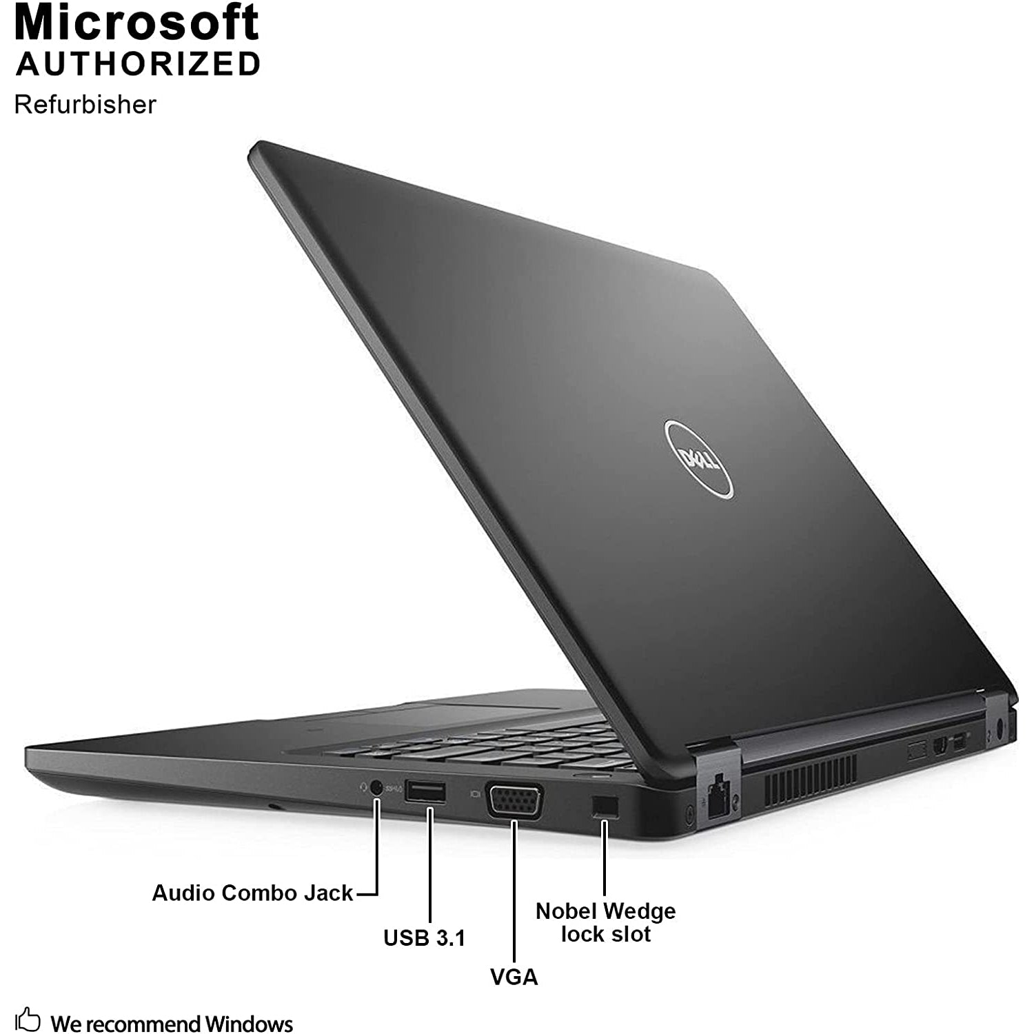 Refurbished (Excellent) - Dell Latitude 5480 14” Business Laptop: i5-6440HQ 2.60GHz Quad-Core, 16GB DDR4, 512GB SSD, 14” Display, Webcam, HDMI, Windows 11 Pro - Image 5