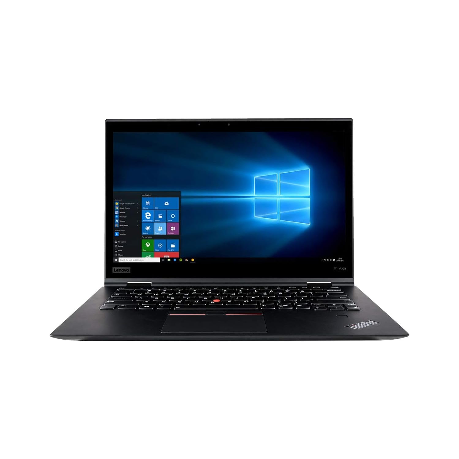 Refurbished (Excellent) - Lenovo ThinkPad X1 Yoga G1 14" Touch FHD 2-IN-1 Laptop, Intel Core i5-6200U 2.8GHz, 8GB RAM, 256GB SSD,  Windows 11 Pro Black - Image 1