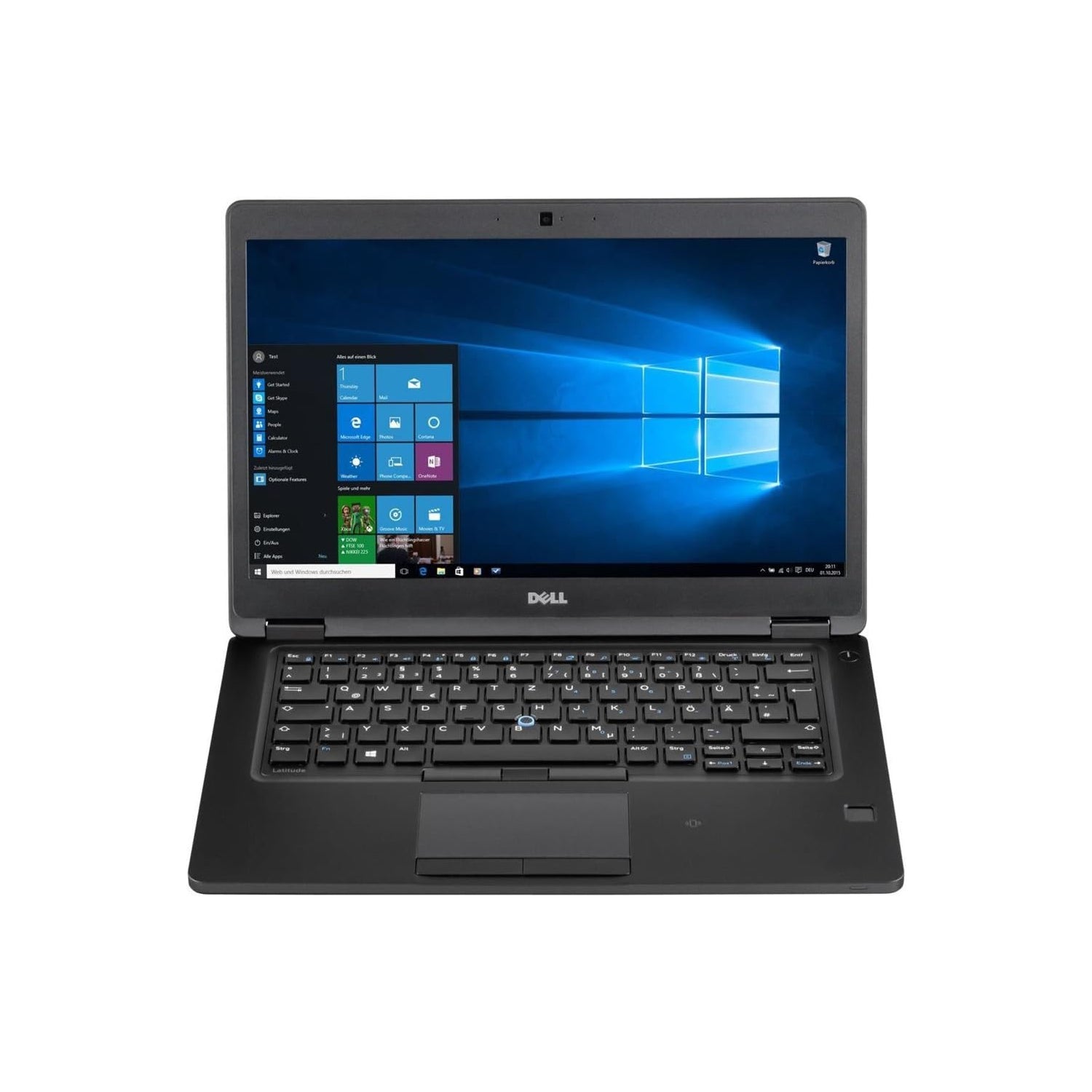 Refurbished (Excellent) Dell Latitude 5480, 14"  Intel HD Graphics 520, i5-6300U @3.0GHz , Backlit Keyboard  8GB RAM , 256GB SSD , Win 11 Pro Black - Image 1