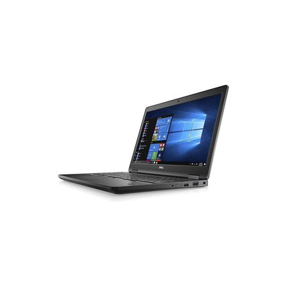 Refurbished (Excellent) Dell Latitude 5580 15.6'' FHD  Laptop - Intel i5-6300U 2.4GHz, 8GB RAM , 256GB SSD, Backlit Keyboard , Win 11 Pro , Black - Image 1