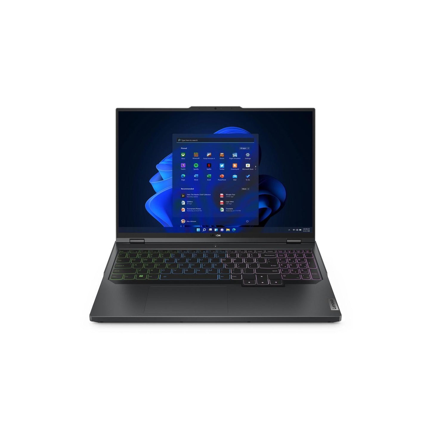 Refurbished(Excellent) - Lenovo Legion Pro 5 - 16" Backlit Keyboard Gaming Laptop - AMD Ryzen 7 7745HX - 16GB - 1TB SSD - NVIDIA RTX 4060 (8GB) - 16ARX8 - Win 11 Black - Image 1