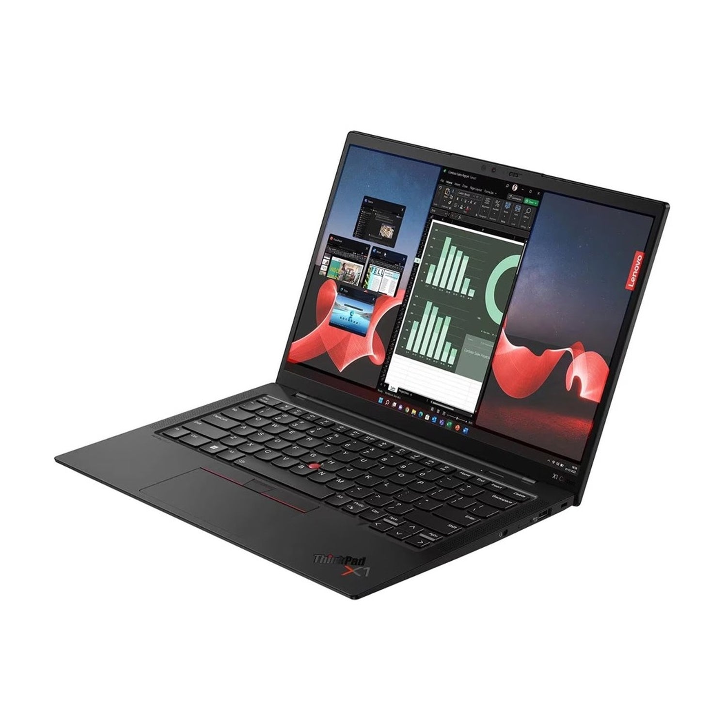 Refurbished (Excellent) Lenovo X1 Carbon 6 (6th Gen) i7 Touchscreen Laptop (Intel Core i7-8650u, 16GB Ram, 512GB SSD, Windows 11, 14" ) - Image 2