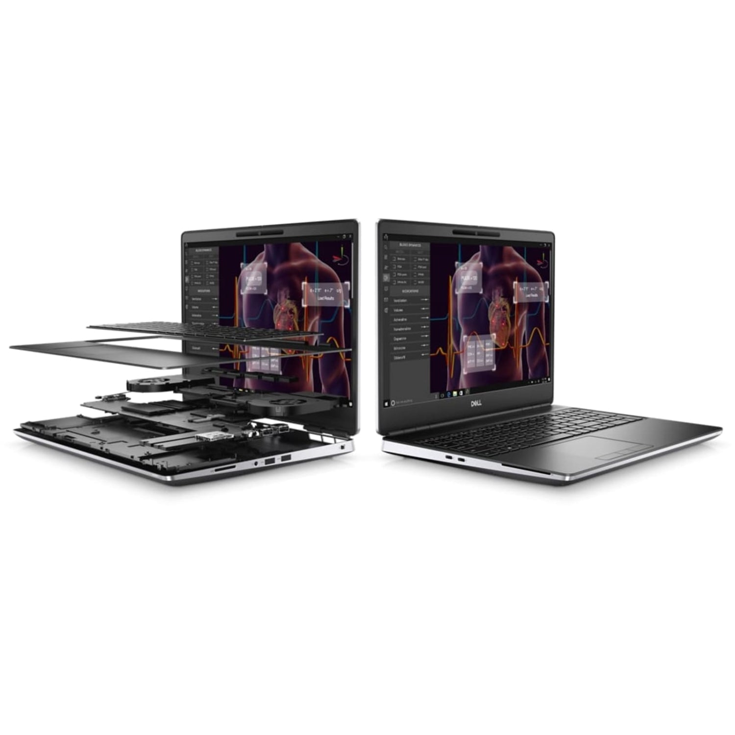 Refurbished (Good) Dell Precision 7550 Workstation Laptop | 15.6" FHD  Backlit Keyboard  Core i7-10850H 1TB SSD  32GB RAM Nvidia Quadro T2000  6 cores@5.1GHz Win 11 Pro Silver - Image 2