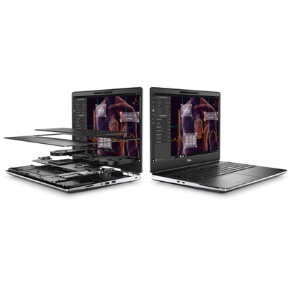 Refurbished (Good) Dell Precision 7550 Workstation Laptop | 15.6" FHD  Backlit Keyboard  Core i7-10850H 1TB SSD  32GB RAM Nvidia Quadro T2000  6 cores@5.1GHz Win 11 Pro Silver - Image 2