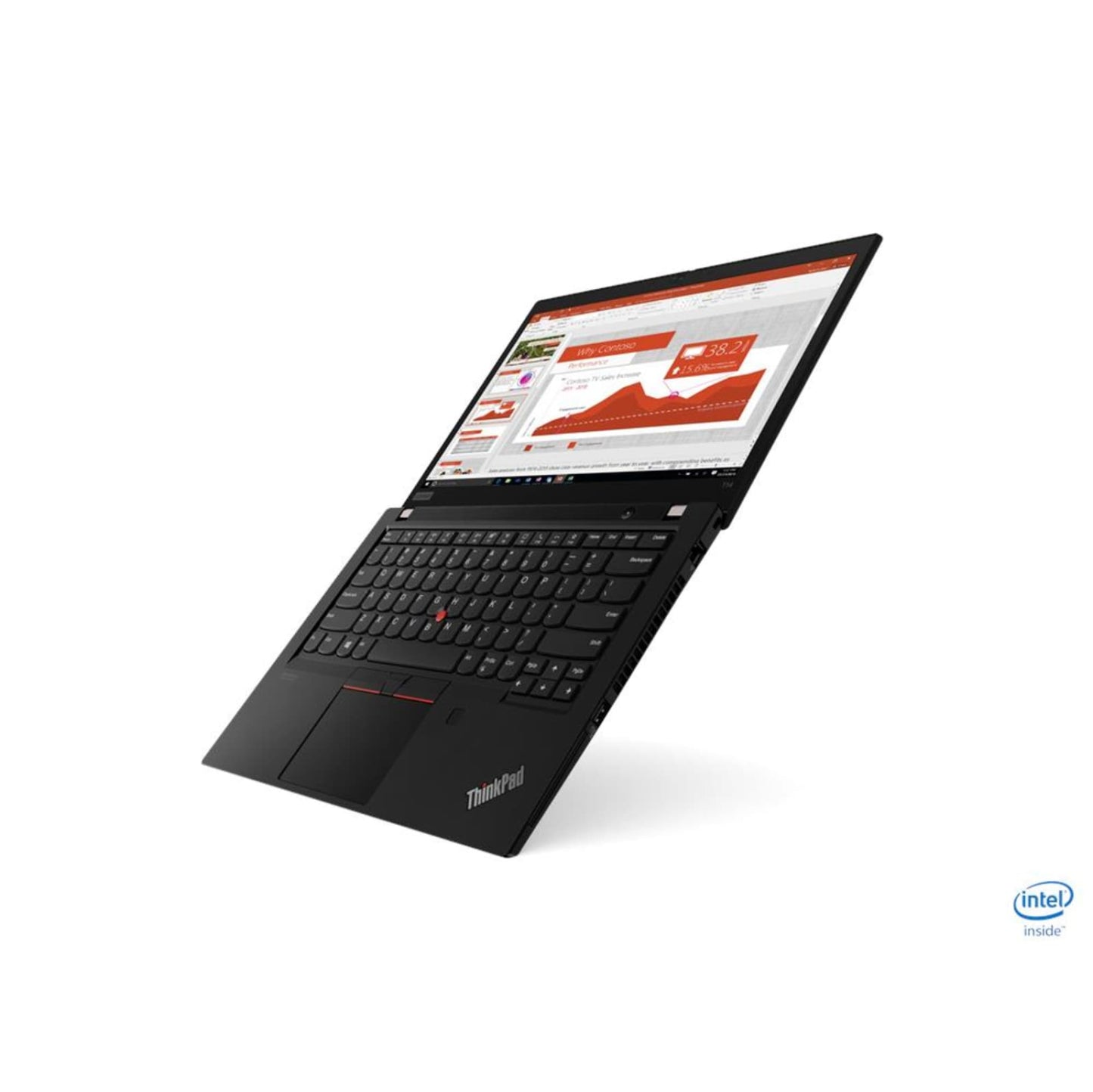 Refurbished (Good)  Lenovo ThinkPad T14 Gen 1 Intel Laptop | 14" | Core i5-10210U - 512GB SSD - 16GB RAM | 4 cores @ 4.2 GHz GeForce MX330 Win 11 Pro Black - Image 1