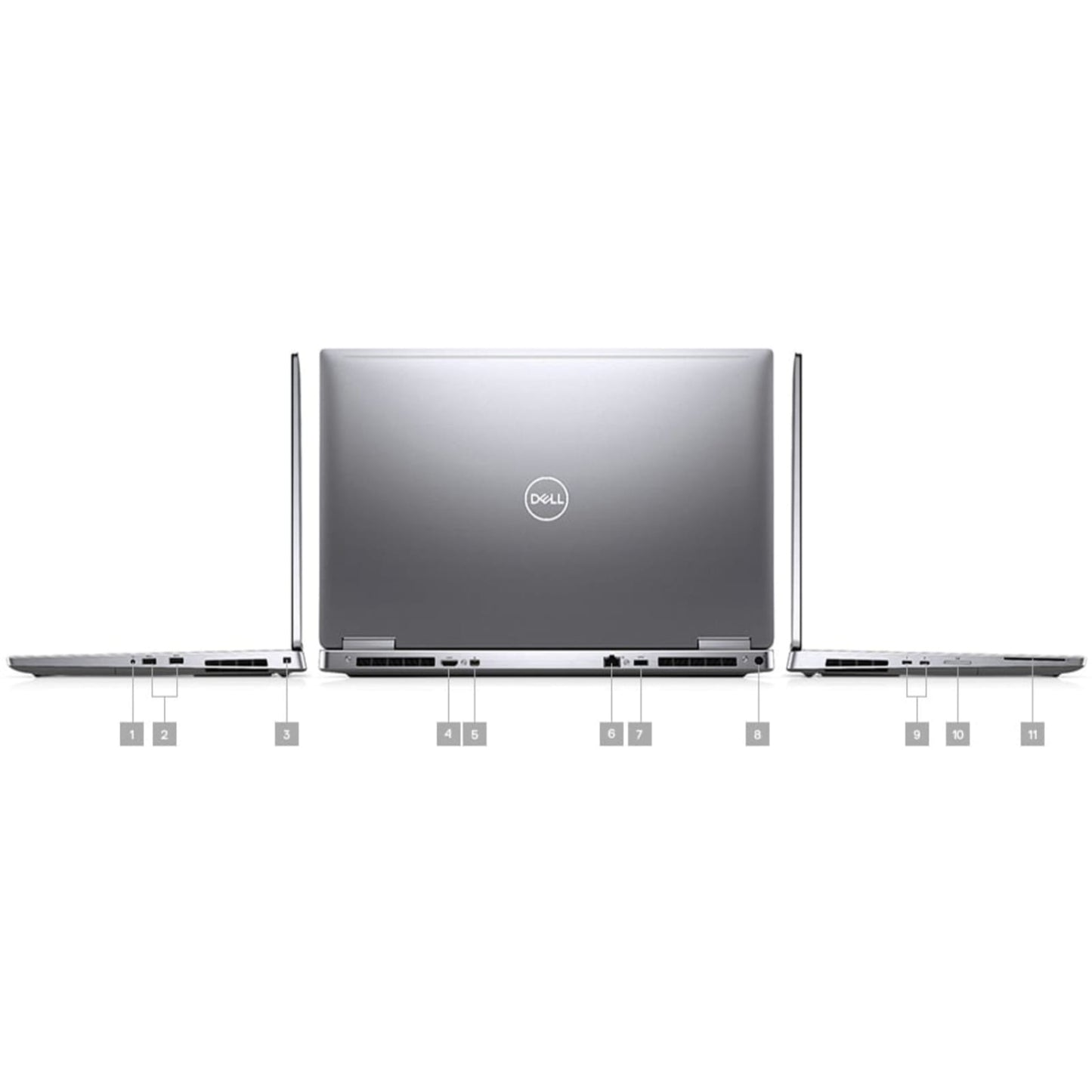Refurbished (Excellent) Dell Precision 7740 Workstation Laptop  17.3" FHD  Core i7-9750H  512GB SSD  64GB RAM Nvidia Quadro RTX 4000 Backlit Keyboard 6cores@4.5GHz Win 11 Pro Black - Image 2