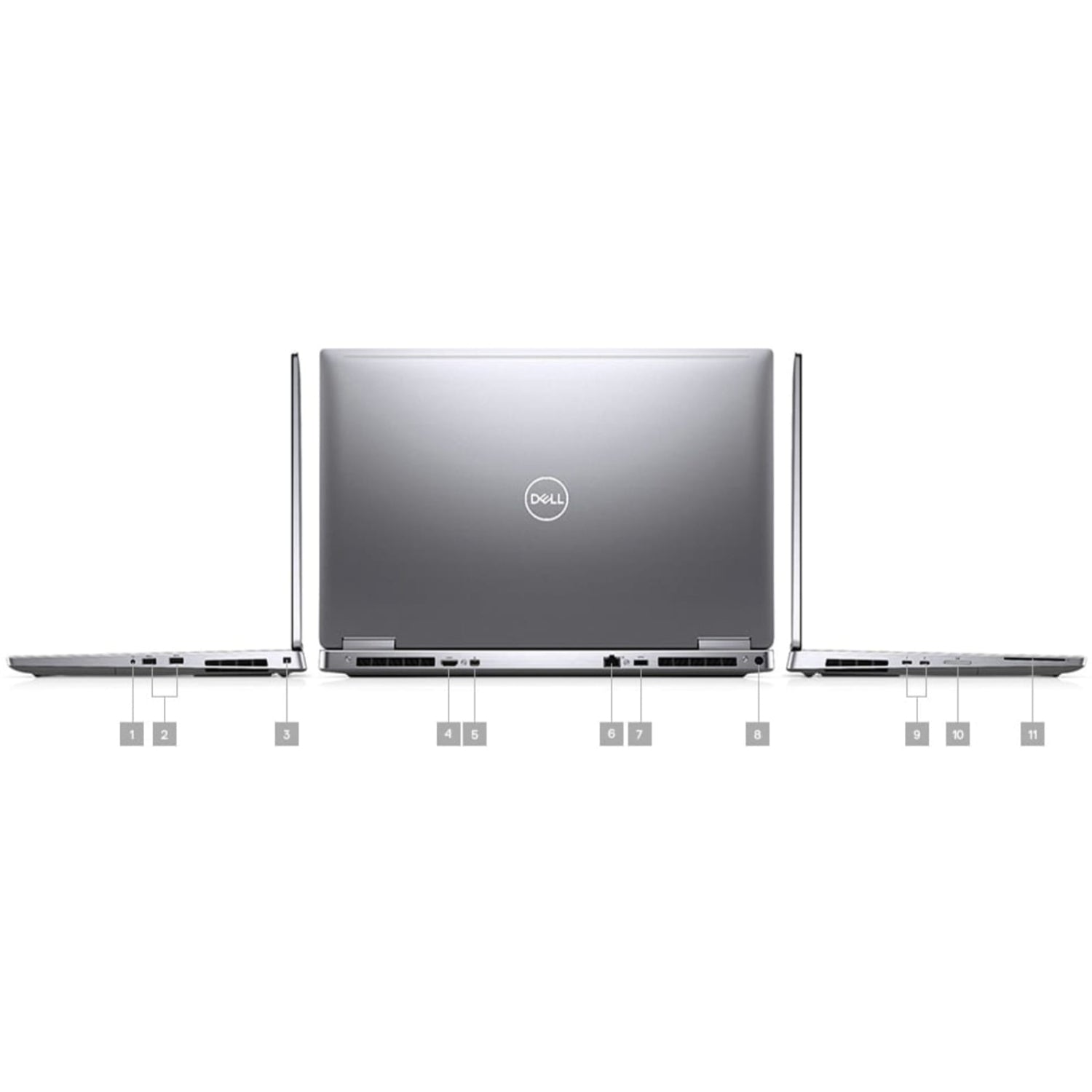 Refurbished (Excellent) Dell Precision 7740 Workstation Laptop  17.3" FHD  Core i7-9750H  512GB SSD  64GB RAM Nvidia Quadro RTX 4000 Backlit Keyboard 6cores@4.5GHz Win 11 Pro Black - Image 2