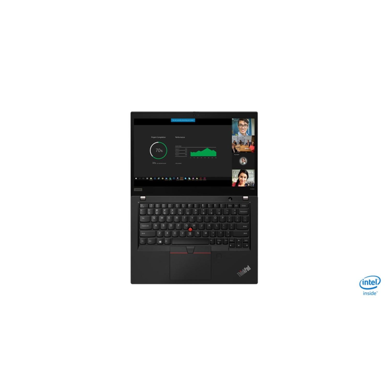 Refurbished (Excellent)  Lenovo ThinkPad X390 Laptop | 13.3"  FHD | Core i7-8565U - 256GB SSD Hard Drive - 8GB RAM | 4 cores @ 4.6 GHz Win 11 Pro Black + 3 in 1 Adapter  - Image 3