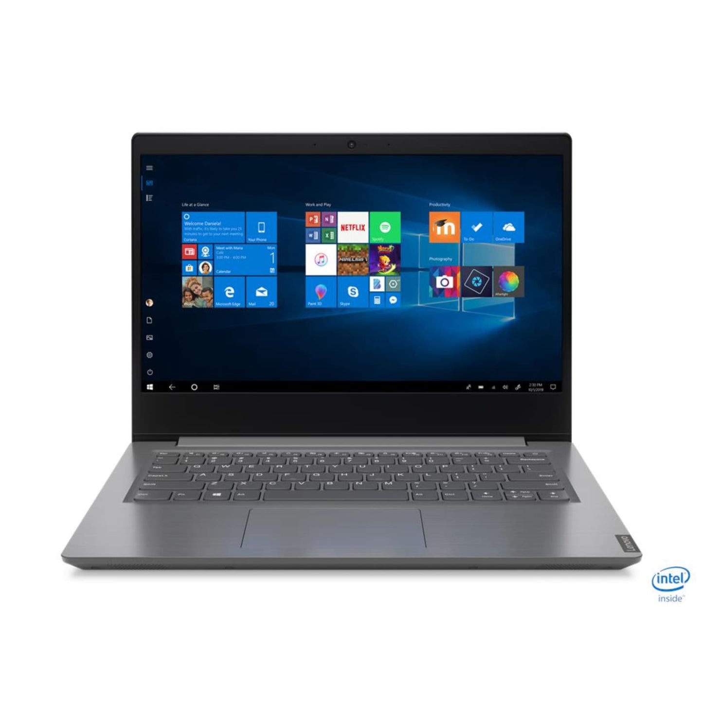 Refurbished (Excellent)  Lenovo Lenovo V14 IIL Laptop | 14" 1920x1080 FHD | Core i5-1035G1 - 256GB SSD Hard Drive - 12GB RAM | 4 cores @ 3.6 GHz Win 11 - Grey - Image 1