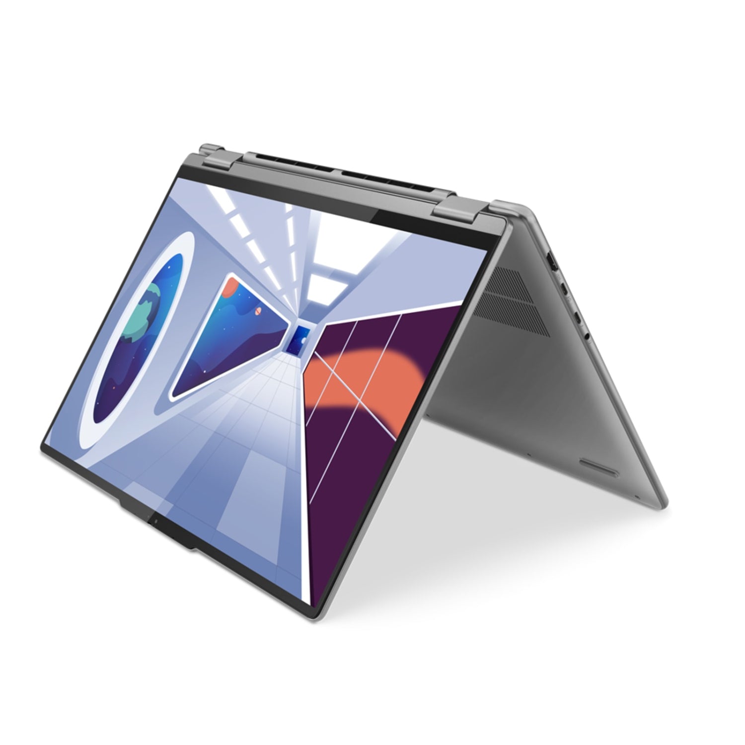 Refurbished (Excellent) Lenovo Yoga 7 16IRL8 2-in-1 Laptop (2023) | 16" FHD+ | Core i7-1355U - 1TB SSD - 16GB RAM | 10 cores @ 5 GHz | Backlit Keyboard | Win 11 Home Grey - Image 2