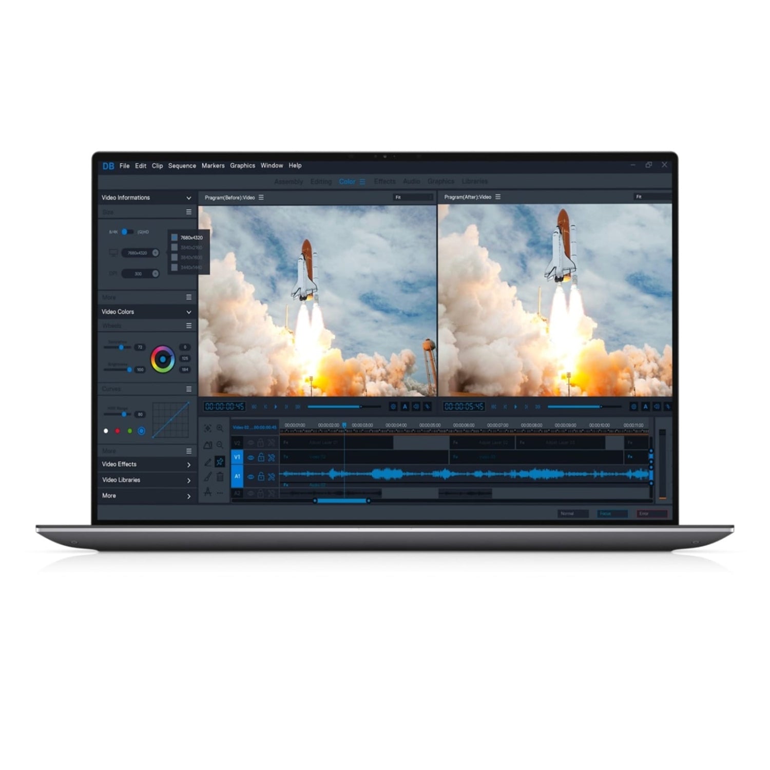 Refurbished(Excellent) Dell Precision 5550 Workstation Laptop  15.6" 4K+  Core i7-10750H - 512GB SSD - 32GB RAM - Backlit keyboard , Nvidia Quadro T1000  6 cores@5GHz ,Win11 Silver - Image 5