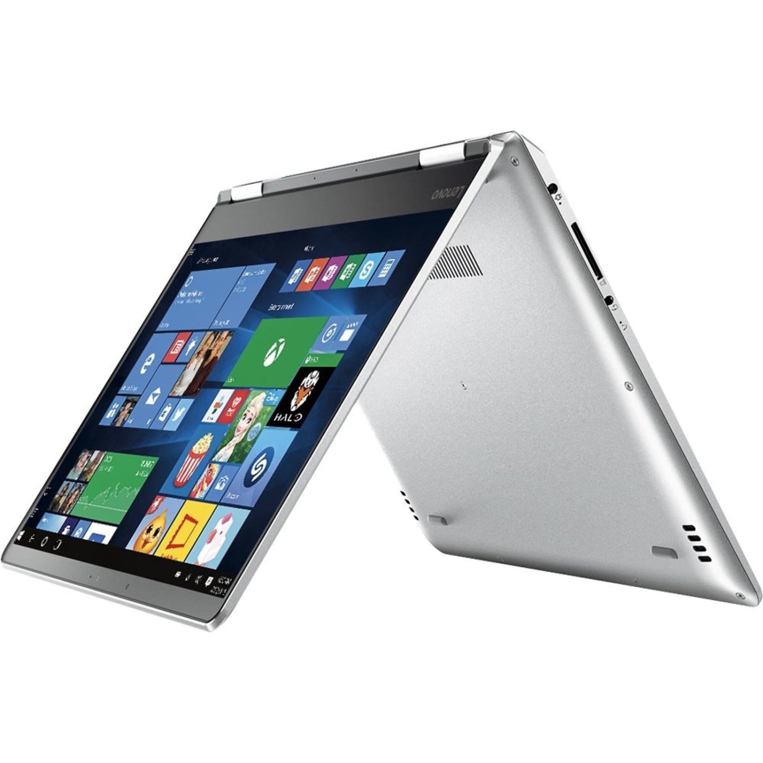Refurbished (Excellent) Lenovo IdeaPad Yoga 710 14IKB 2-in-1 Laptop | 14" 1920x1080 FHD | Core i5-7200U - 256GB SSD Hard Drive - 8GB RAM | 2 cores @ 3.1 GHz Win 11 Home Silver - Image 1