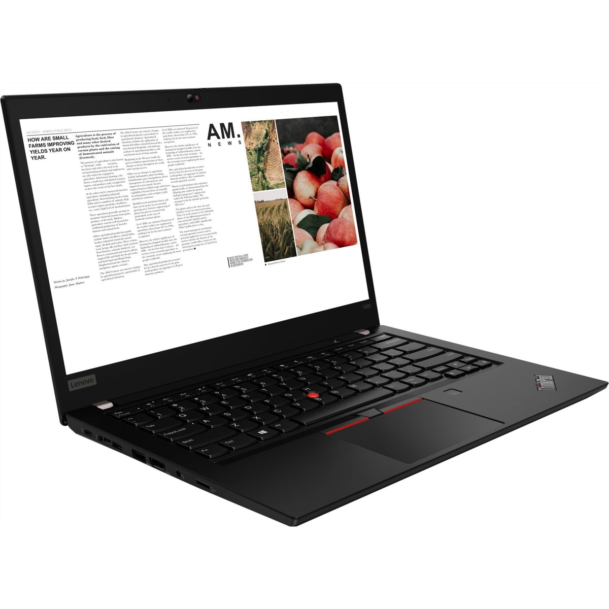 Refurbished (Excellent) - Lenovo ThinkPad T490 14" FHD Touchscreen Business Laptop - (Intel Core i7-8665U / 16GB RAM / 512GB SSD / Backlit Keyboard / Black /Windows 11 Pro)  - Image 1