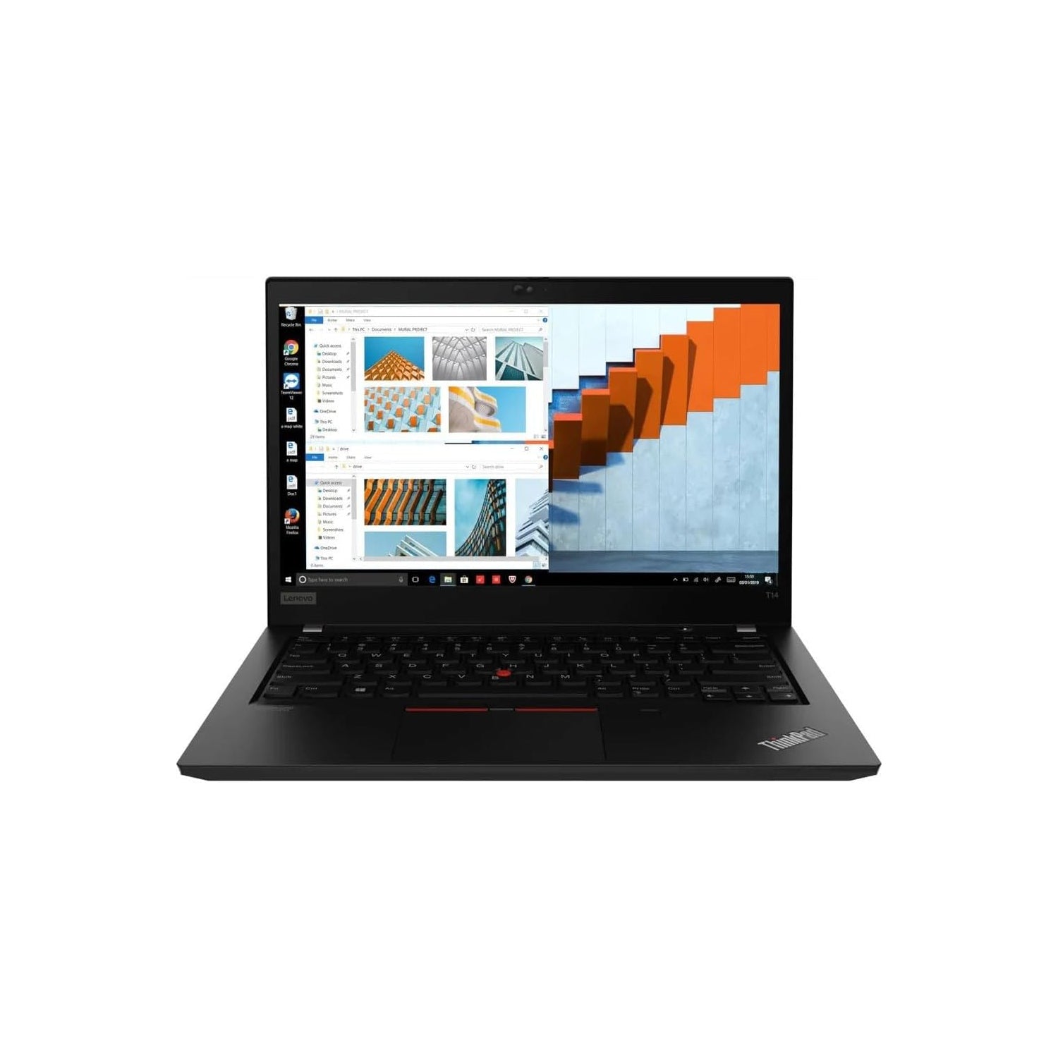 Refurbished (Excellent) Lenovo ThinkPad T14 Gen 1, 14" FHD , Backlit Keyboard , Laptop, i7-10610U vPro, 24GB RAM , 512GB SSD , Touch , 1920 x 1080  , Windows 11 Pro Black - Image 2