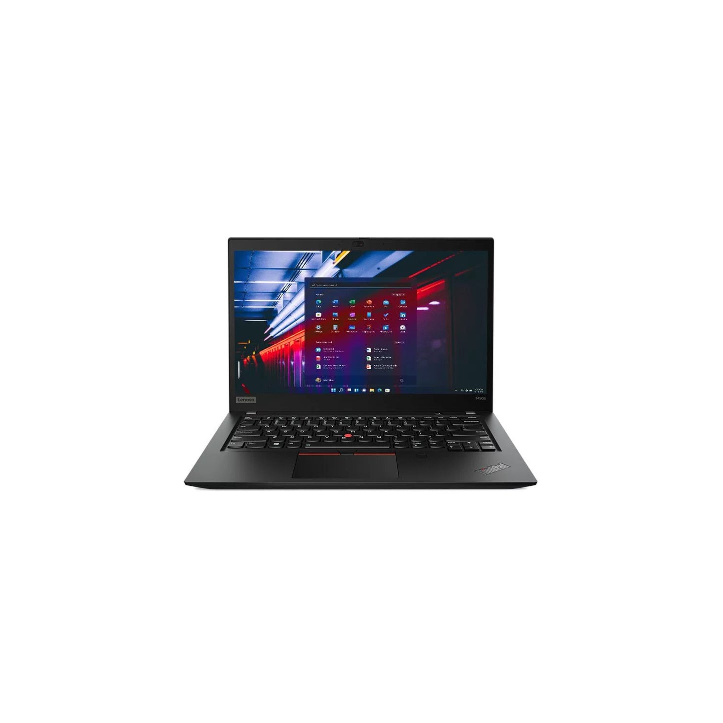 Refurbished (Excellent) - Lenovo ThinkPad T490s 14" Laptop , Backlit keyboard , Black (Intel i7-8665U 4 cores @ 4.80GHz / 32GB RAM / 256GB SSD / Windows 11 Pro) - Image 1