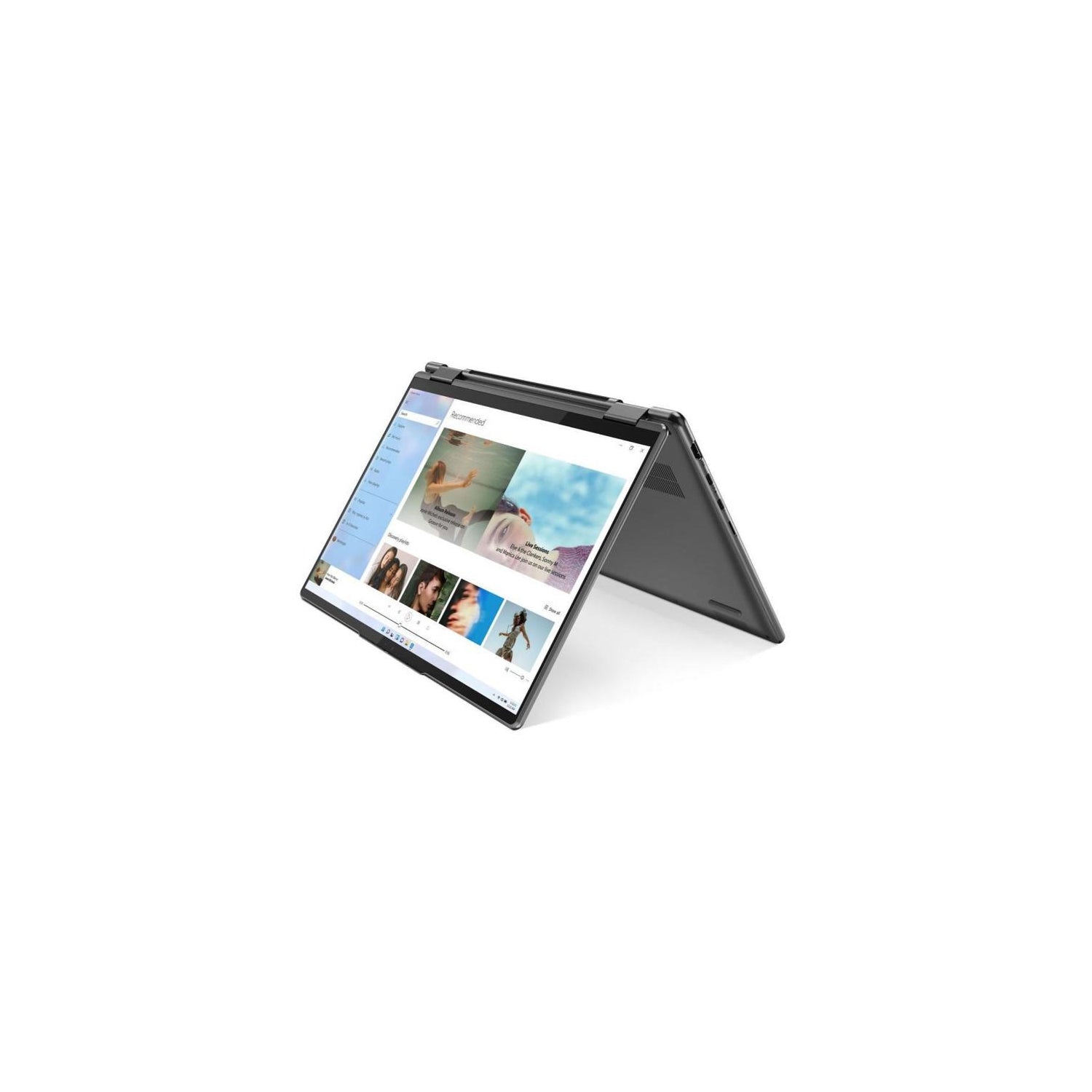 Refurbished (Excellent) - Lenovo Yoga 7 14" QHD  touchscreen laptop 14IAL7 - 10 cores @ 4.40GHz , Intel Core i5-1235U  - Backlit Keyboard - 8GB RAM - 512GB SSD - Windows 11 Grey - Image 4