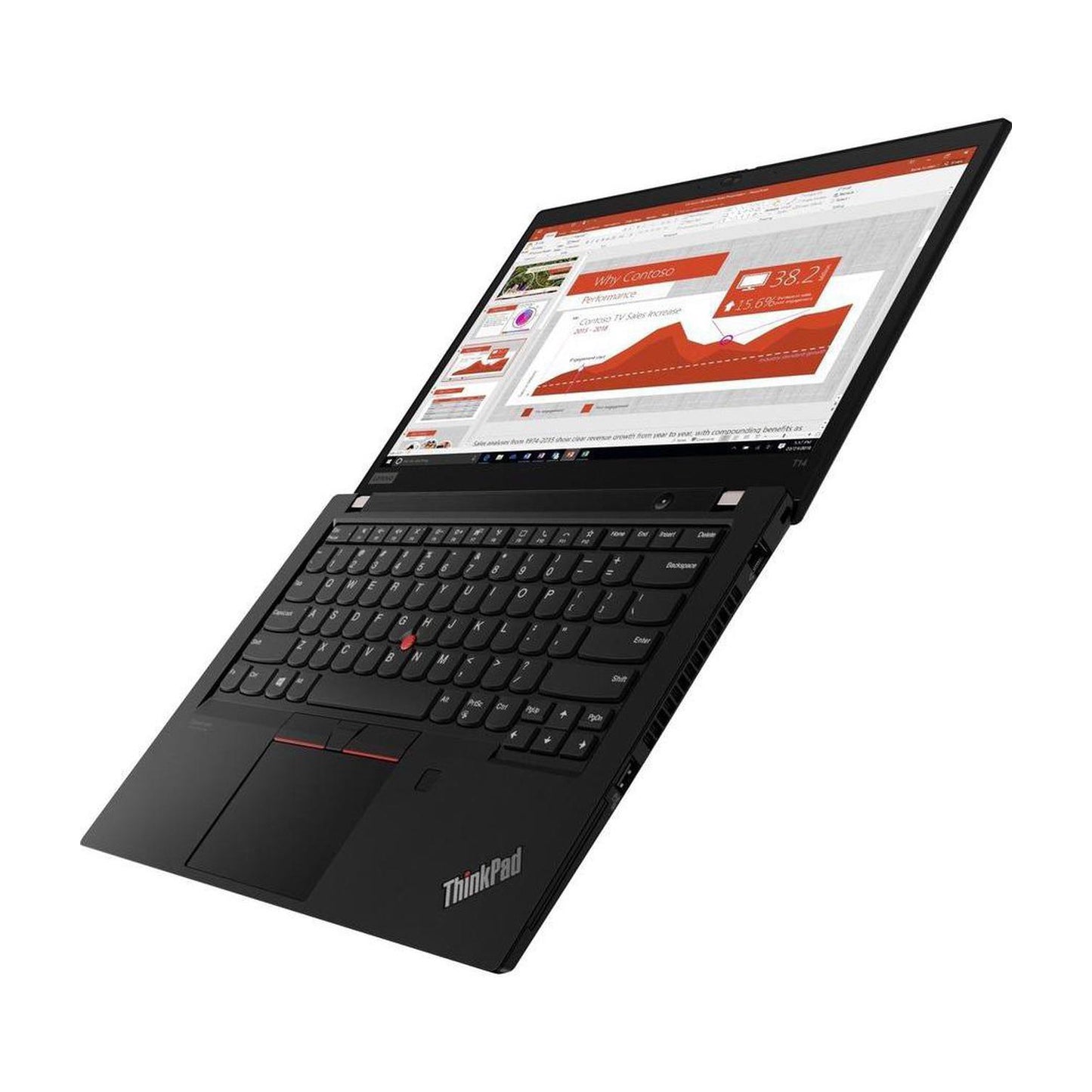 Refurbished (Excellent) Lenovo ThinkPad T14 Gen 2, Business Laptop, Intel Core i7-1165G7, 16GB RAM , 512GB SSD, 14" FHD, Backlit Keyboard  Windows 11 Pro - Black - Image 4
